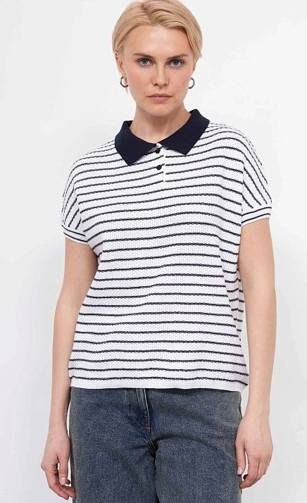  GRIOL. Джемпер жен. 310557.33303.0296S Бело-синий 