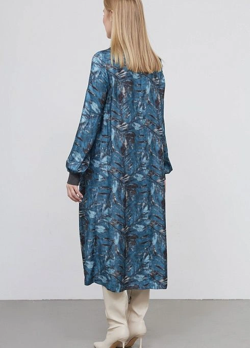 Платье жен. 360302ГМот.03312.8677F серо-голубой  (5)