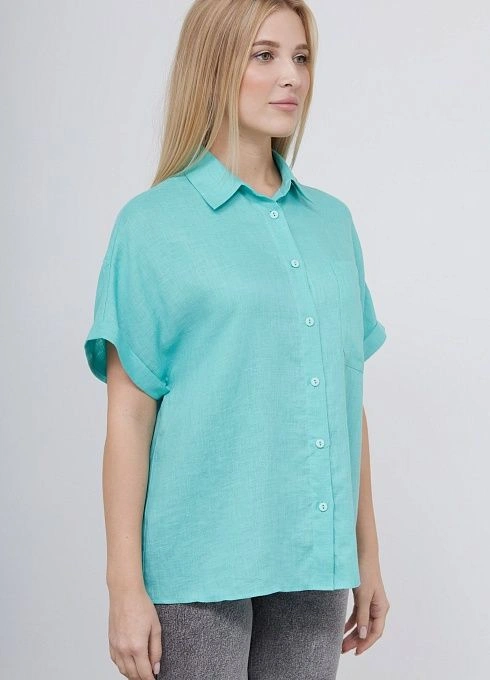 Блузка жен. 310433.38312.5500N Ментоловый  (4)