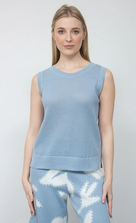 GRIOL. Джемпер жен. 310223.33303.1600N Голубой GRIOL GRIOL. Джемпер жен. 310223.33303.1600N Голубой