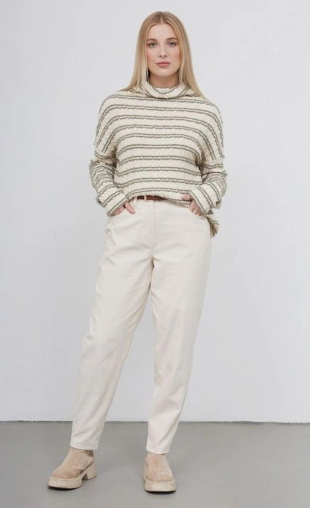  GRIOL. Джемпер жен. 310940.03313.0734S белый/зеленый 