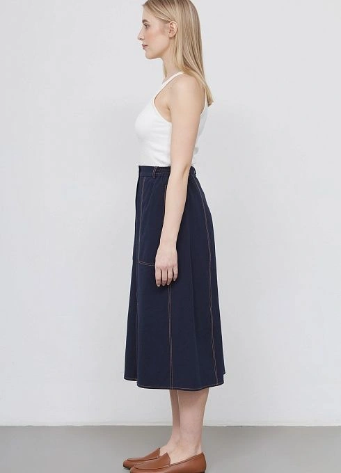 Юбка жен. 350100.09312.9600N Тёмно-синий  (5)