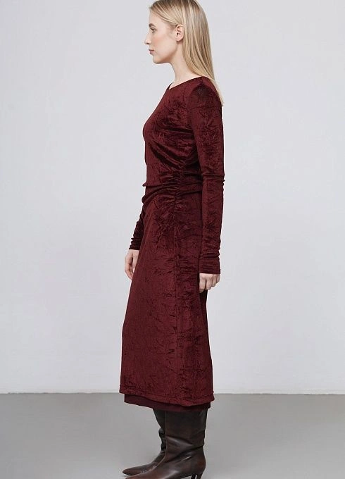Платье жен. 360323.03313.4700N Бордовый  (1)