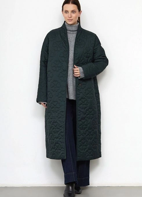 Пальто жен. 534528.11209.1400F Изумрудный (3)