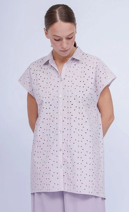 Блузка из ришелье удлиненная GRIOL