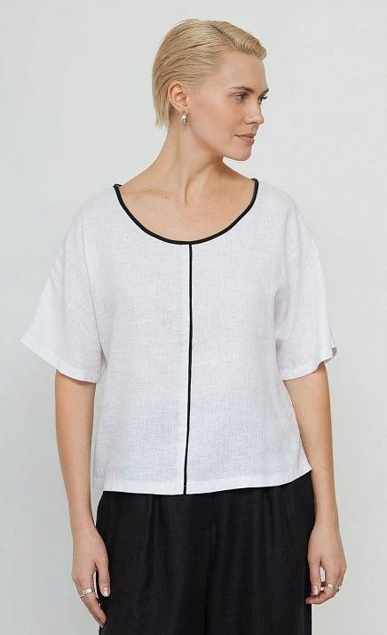 Блузка изо льна и вискозы GRIOL