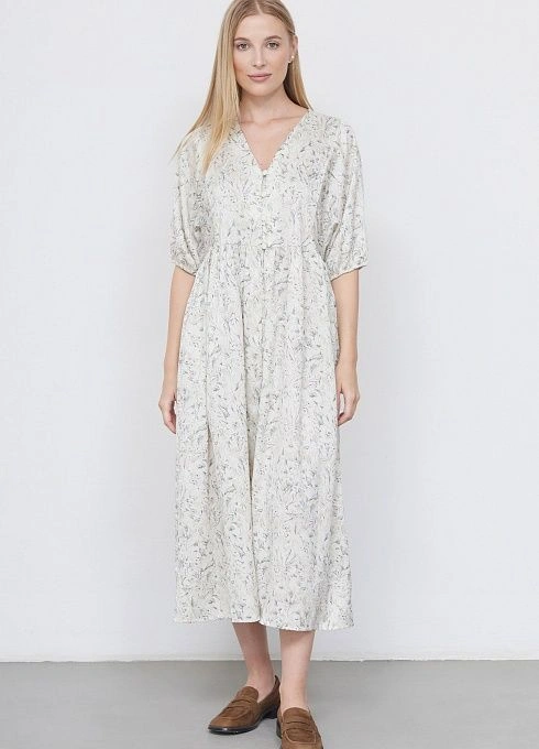 Платье жен. 367917.11312.0781F Молочно-графитовый  (2)