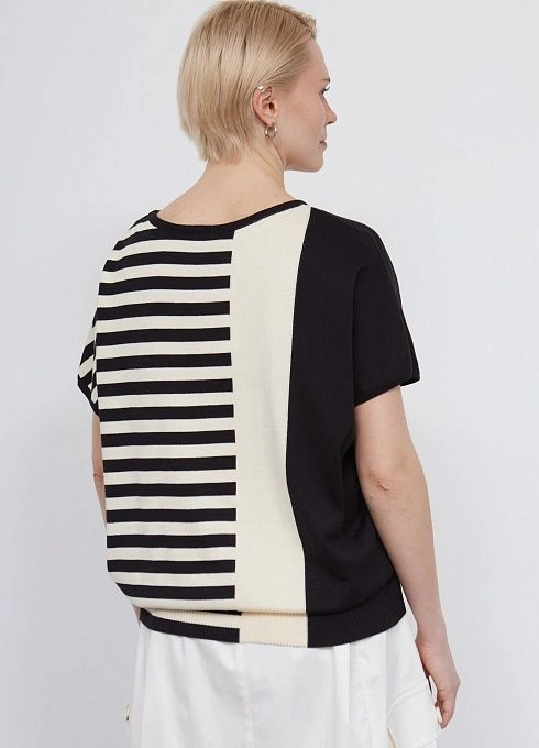 Джемпер жен. 310556.33303.0782S Чёрно-белый (3)