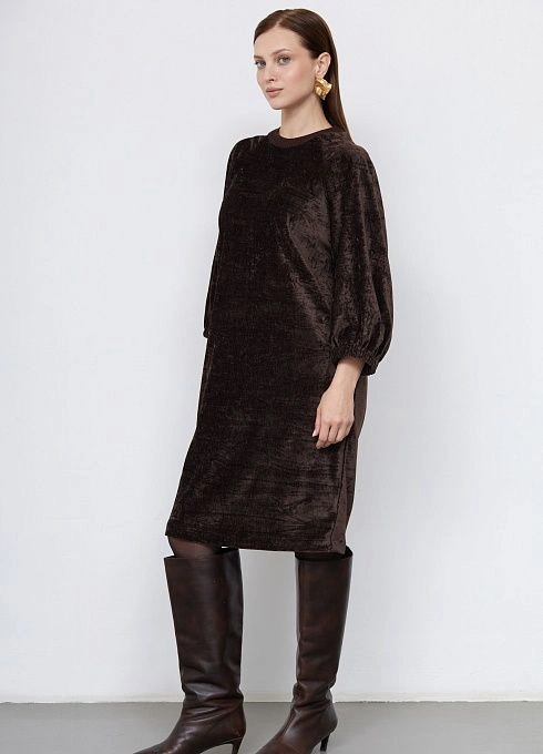 Платье жен. 360330Н.6_312.1100N Шоколадный  (4)