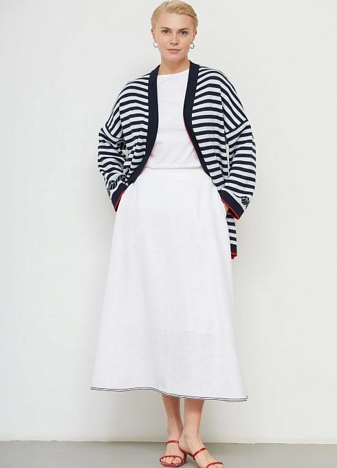 Жакет жен. 370249.33303.9601S Сине-белый  (4)