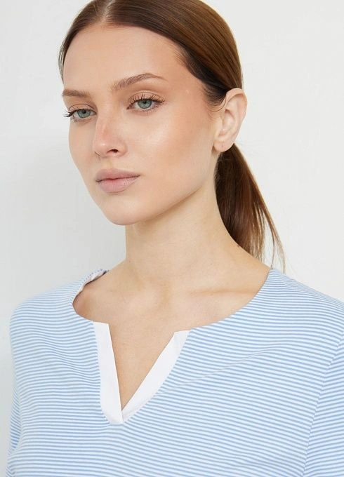 Джемпер жен. 310935C.6_313.0216S Бело-голубой (5)