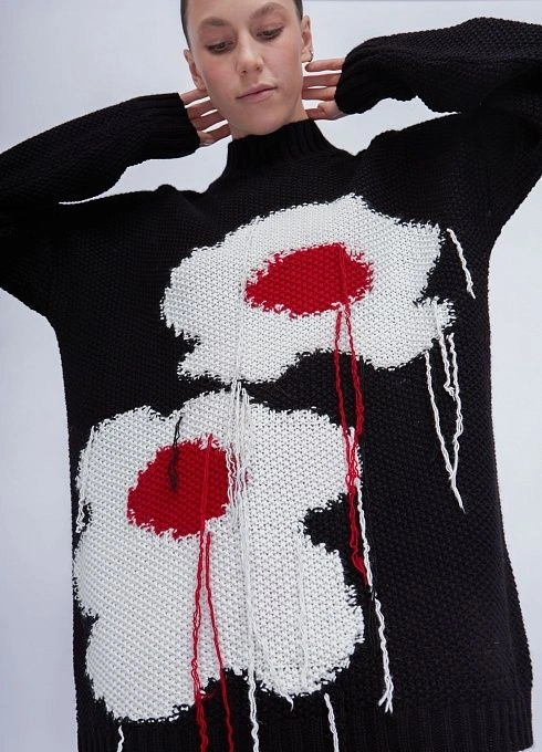  GRIOL. Джемпер жен. 310454.15303.8201F Чёрный GRIOL