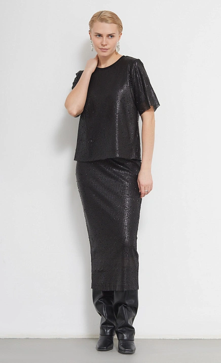  GRIOL. Юбка жен. 350063.03313.8200L Черный 