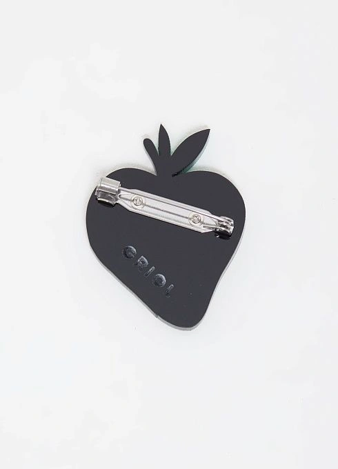 Брошь жен Клубника Золото  (1)