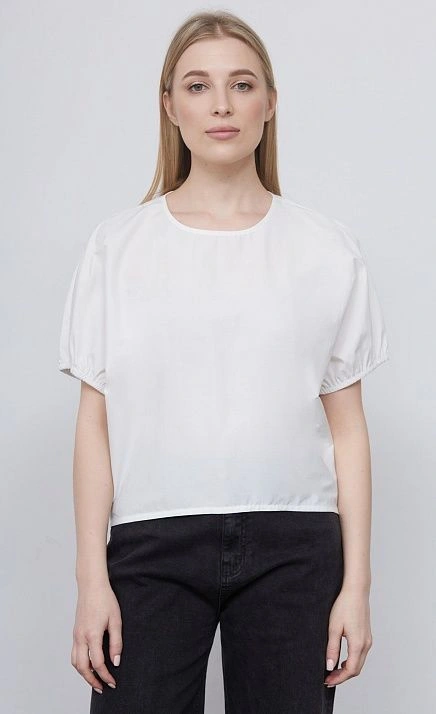 Блузка oversize из сатина GRIOL