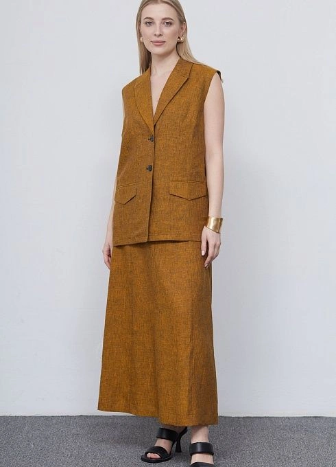 Юбка жен. 358246.37312.2694M Жёлто-синий  (2)