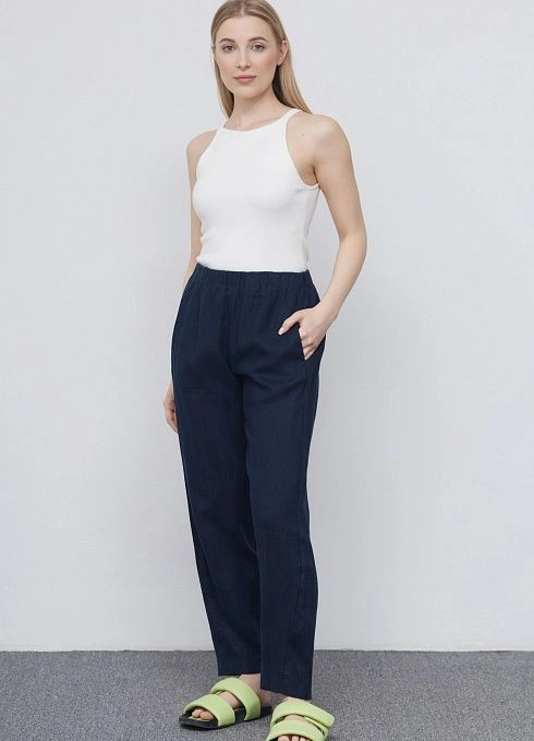 Брюки жен. 322012.38312.9600N Тёмно синий  (2)