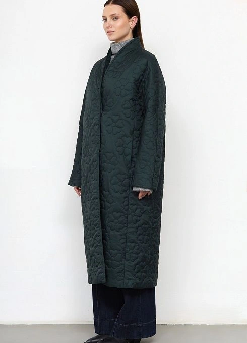 Пальто жен. 534528.11209.1400F Изумрудный (5)