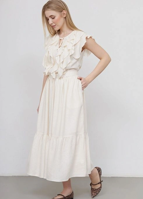 Платье жен. 363423А.11312.0700N Молочный (4)