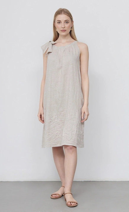  GRIOL. Платье жен. 363910.38312.0208Р Бело-песочный 