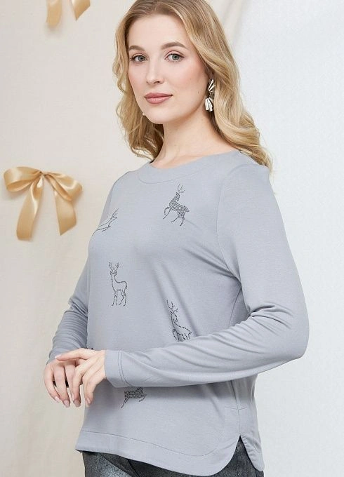 Джемпер жен. 311034УК.03313.7500E светло-серый  (4)