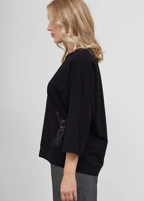 Джемпер жен. 310418.23513.8200R Чёрный  (6)