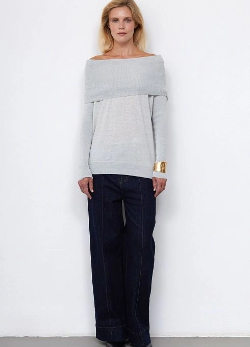 Джемпер жен. 310512.33303.7600M Св. серый меланж  (2)