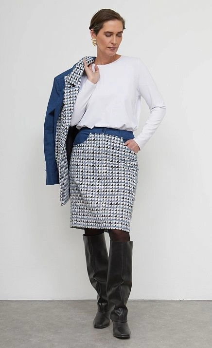  GRIOL. Юбка жен. 358492.11312.8401P Мультиколор 