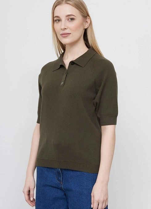 Джемпер жен. 310313.33303.3700N Хаки  (4)