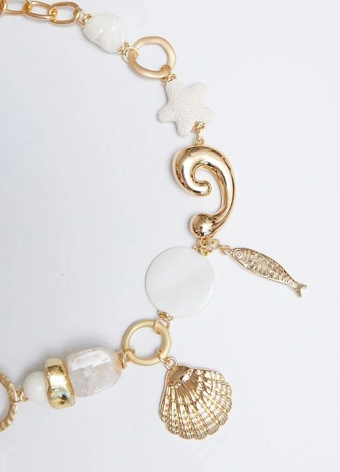 Колье Рибо Роха2 Белый (4)