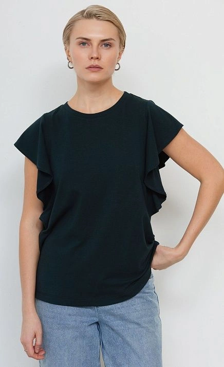  GRIOL. Джемпер жен. 310900УК.6_313.3500N Тёмно-зелёный 