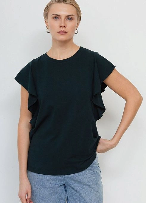  GRIOL. Джемпер жен. 310900УК.6_313.3500N Тёмно-зелёный GRIOL