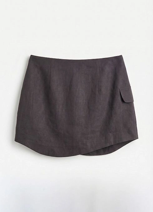 Юбка-баска 660002.03312.7700N Темно-серый (2)