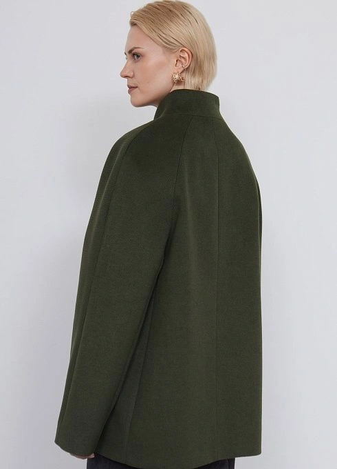 Полупальто жен. 524530.11208.3500N Темно-зеленый (7)