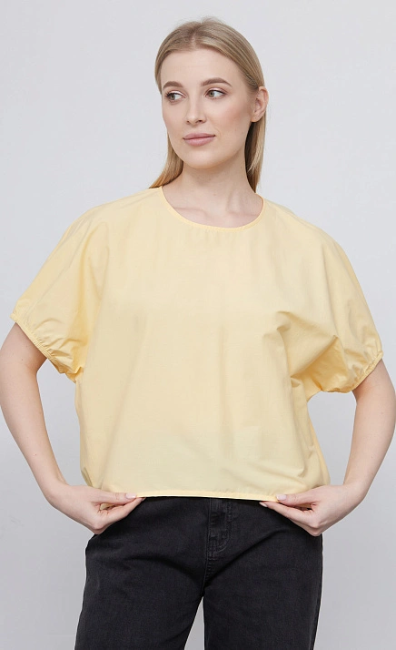 Блузка-кокон из сатина GRIOL