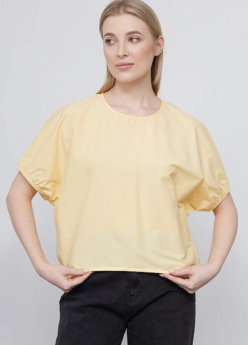 Блузка-кокон из сатина GRIOL