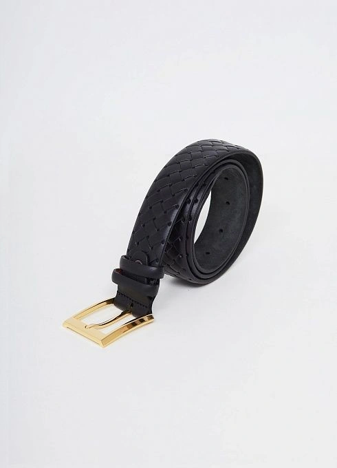  GRIOL. Комплект Ремень поясной РЖДТЕЛ35-105/1 плетенка  Черный GRIOL