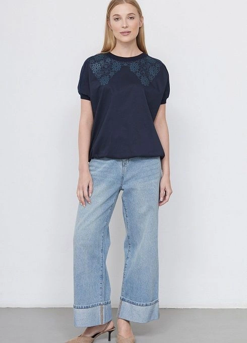 Джемпер жен. 311030.03313.9898E Тёмно-синий  (2)