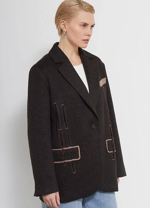 Жакет жен. 378376.11313.8211M Коричневый (3)