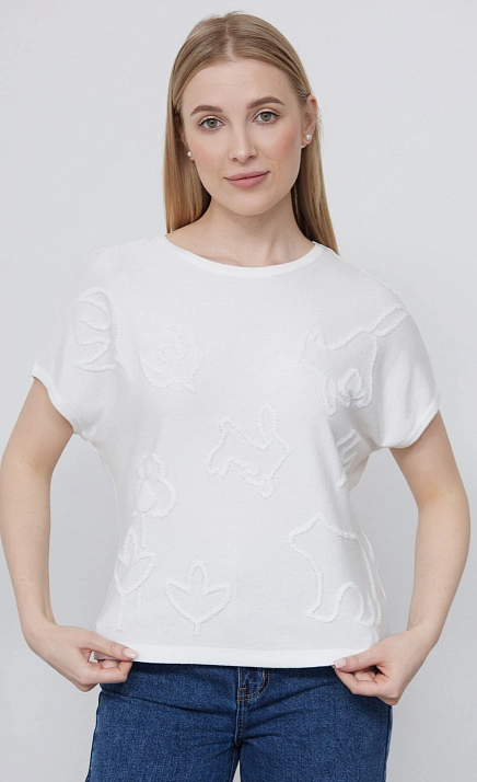  GRIOL. Джемпер жен. 310493.33303.0202A Белый 