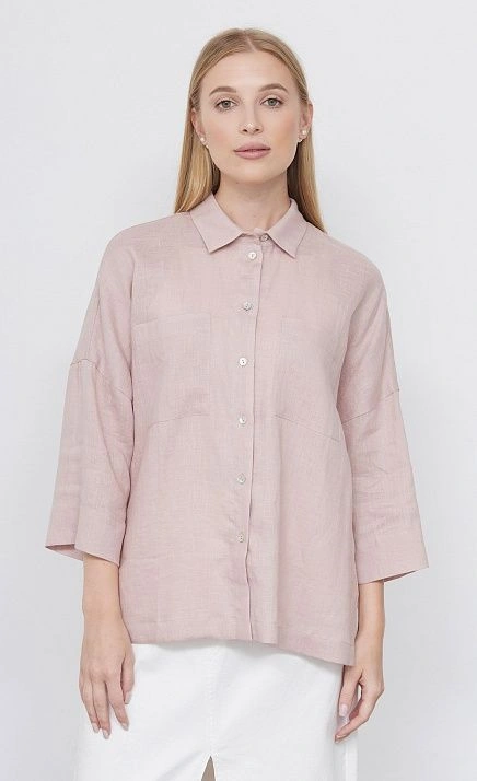 Рубашка оверсайз льняная GRIOL Рубашка оверсайз льняная GRIOL