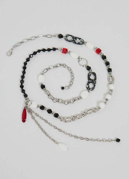  GRIOL. Колье Pokerface2 Черный GRIOL