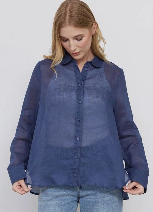 Блузка оверсайз из рами GRIOL