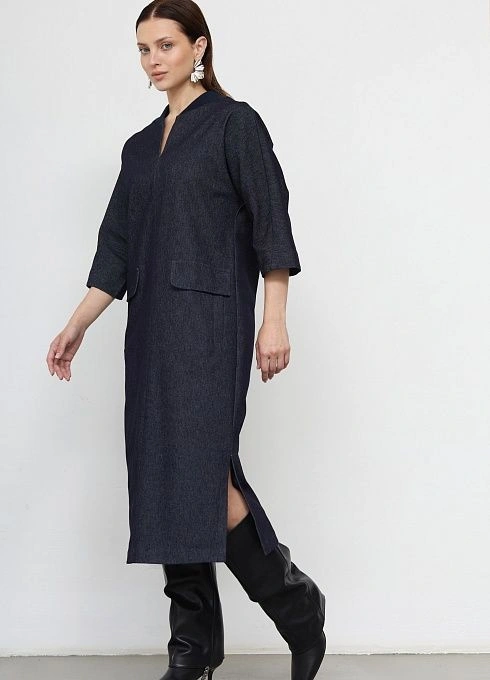  GRIOL. Платье жен. 360325.03312.8400N Тёмно-синий GRIOL