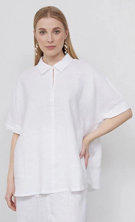 Блузка оверсайз изо льна GRIOL Блузка оверсайз изо льна GRIOL