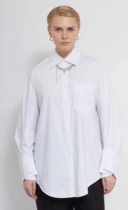 Рубашка оверсайз из хлопка GRIOL