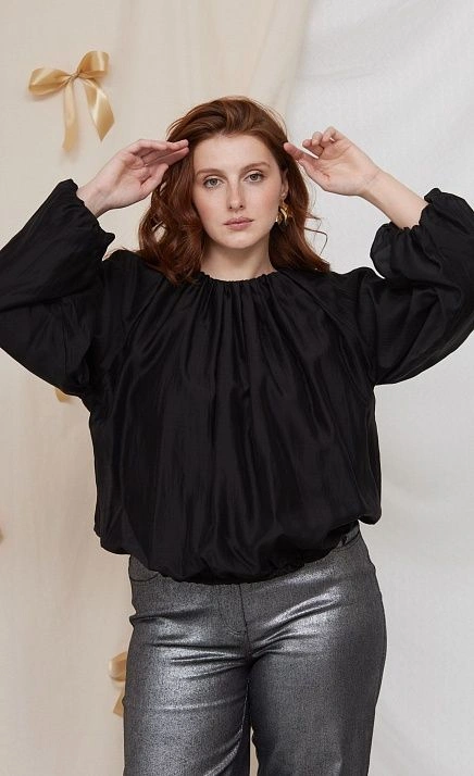 Блузка-баллон из тенселя GRIOL