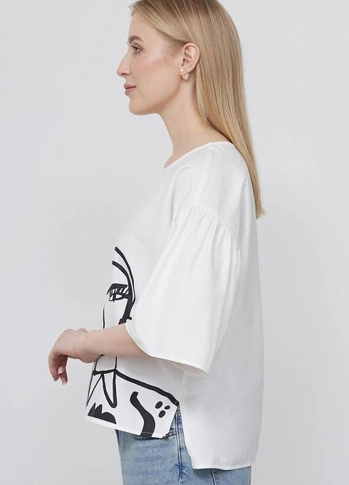 Блузка жен. 318091А.11312.0700E Молочный  (4)