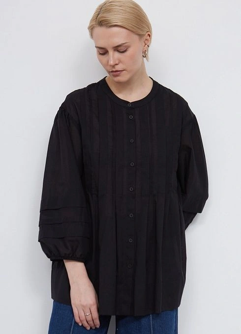 Блузка оверсайз с защипами GRIOL