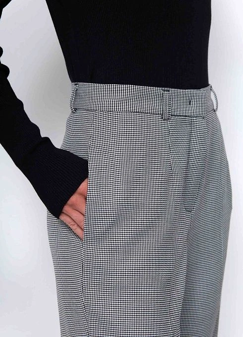 Брюки жен. 324429.11312.8202Z Чёрно-белый  (5)